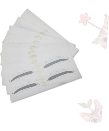 FOMIYES 12pcs 48 Adhesived Stencils Eyebrow Stencil Kit Eyebrow Styling Tool Eyebrow Template Eyebrow Card - Buy Online on GoSupps.com