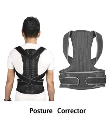 Back Posture Corrector Protection Back Shoulder Strap Humpback Back Pain Relief Brace Adjustable Adult Corset Body Health Care (Color : Grau Size : Medium) vision Grey M - Buy Online on GoSupps.com