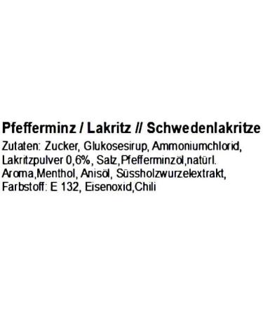 500 g Swedish licorice - peppermint licorice - Buy Online on GoSupps.com