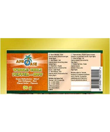  Afroase AFROASE - Whole sharp peppercorns (1 x 80 g) - Buy Online on GoSupps.com