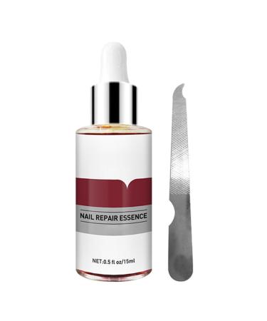 OnIUeZky 1 pc nail treatment nail renewal solution toenails and fingernails nail repairs essential oil protects against discoloration brittle and cracked nail 12 ml