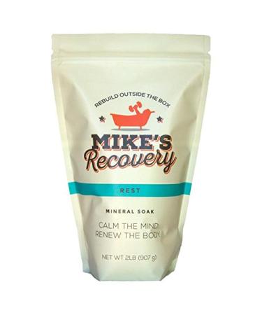 Lpteso Mike's Recovery Rest Pouch Mineral Soak- Bath Salt Muscle Restore - Mikes Recovery (2lb.)