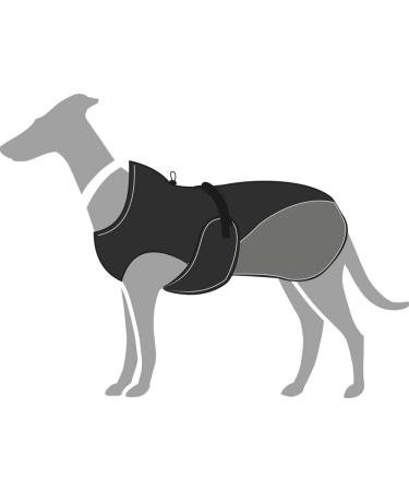 HUNTER Uppsala Cozy Dog Coat - Winter Water-Repellent Reflective | Size 30 | Anthracite/Grey - International Shipping Available - Buy Online on GoSupps.com