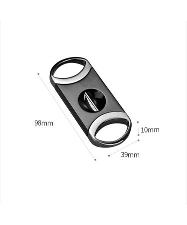 YANGPIN- Cigar Accessories Tarnish Proof Cigar Guillotine Made of Carbon Fiber Zinc Alloy Stainless Steel with Protective Holster & Gift Box (Black) Gray BMZDXJH-9 - Buy Online on GoSupps.com