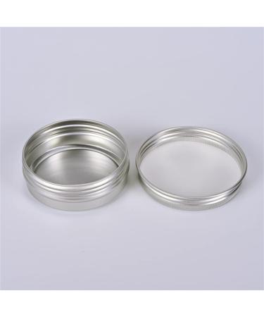 24 Pack 1 Oz Screw Top Aluminum Tin Cans - Storage Jars for Lip Balm, Cosmetic, Candles - Metal Containers with Screw Cap for Salve, Makeup, Tea - Buy Online on GoSupps.com