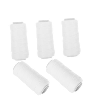 Cabilock 5 rouleaux Fil pilation Du Visage Coton Fil pilateur Doux pour Sourcils Multi-usages Peau Douce et Confortable pour pilation Faciale