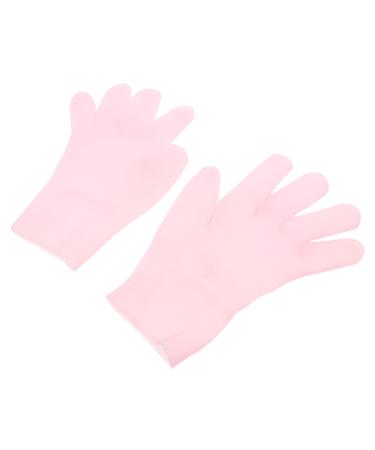 Housoutil 1 Pair Moisturizing Gloves Anti- Wrinkle Gloves Glove Lotion Hand Moisturizing Finger Gloves Womens Mittens Anti-Wrinkle Gloves Gloves Facial Mask Pink Spa Sebs