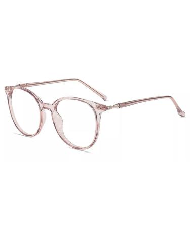 Firmoo blue light filter Reading glasses with presence 1.5x women men anti blue light computer glasses visual aid glass reading help reading glasses blind -free scratch -resistant 1.5x clear pink