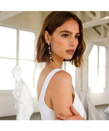 YRlilicc Large Hoops Super Huge Circle Pearls Earrings | Lightweight Fashion Jewelry for Women - Buy Online on GoSupps.com