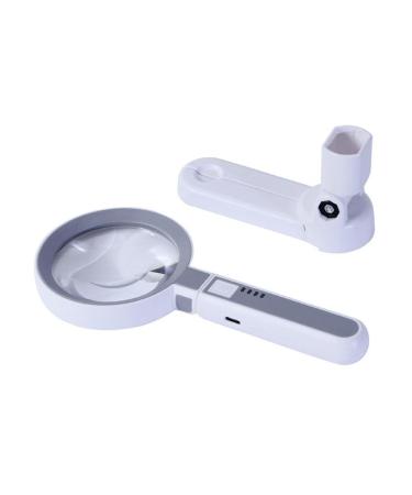 Eye Loupe Magnifier Handheld Desktop 5X11X Glass for Jewelry Coin Inspection LED Illuminated Lens Highdefinition