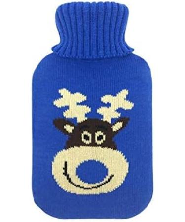 Buy MAIES Knitted Hot Water Bottle with Removable & Washable Cover - Perfect for Comfort & Warmth | International Shipping Available - Buy Online on GoSupps.com