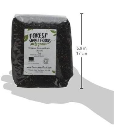 Forest Whole Foods Organic - Organic Black Quinoa (1kg) - Buy Online on GoSupps.com