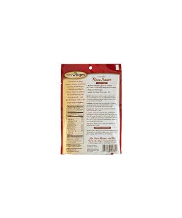 Mrs. Wages Create Your Own Pizza Sauce Mix in 5 oz. Packets (4 Packets) Pizza 5 Ounce (Pack of 4) - Buy Online on GoSupps.com
