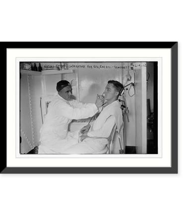 Historic Framed Print Nasal Spray - Laboratory for eye ear etc - COMFORT 17-7/8" x 21-7/8"