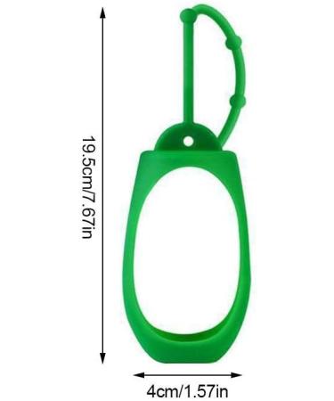 Verloco Hand Sanitizer Silicone Holder | Universal Protective Cover for Portable Bottles | 19.8 x 4 cm | Ideal for Scooters & On-the-Go - Buy Online on GoSupps.com