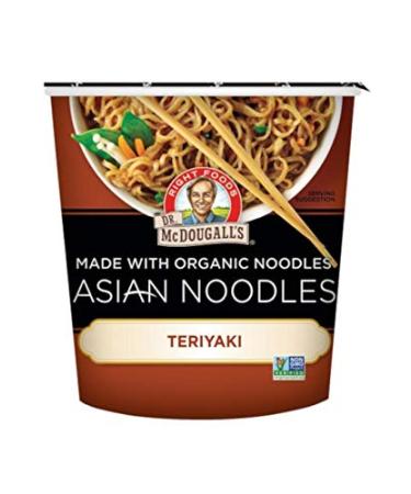 Dr. McDougall's Right Foods Asian Entree Teriyaki Noodle, 1.9 Ounce Cups (Pack of 6)