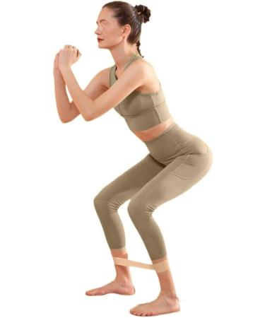 Buy Hip Circle Elastic Band - Yoga Resistance Training for Men & Women | 10lb Pink & 15lb Orange - Buy Online on GoSupps.com