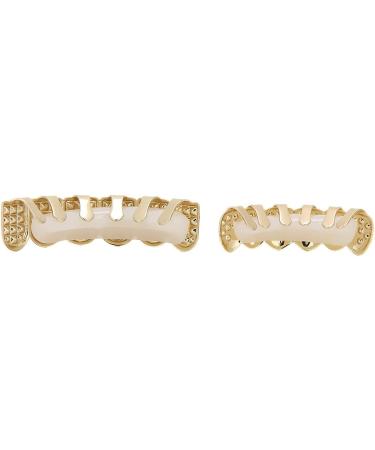 Syrisora Teeth Set Bling Teeth Accessory Decoration for Halloween Party Hip Hop Show (Upper 12 Lower 8 Inlaid Blue Diamond Set) - Buy Online on GoSupps.com