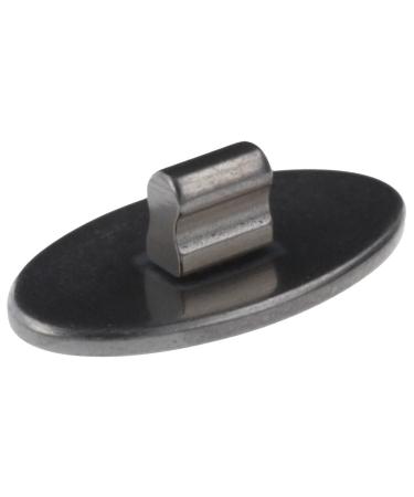 1 pair of titanium nose pads (allergy-free) to click oval in 13mm in titanium