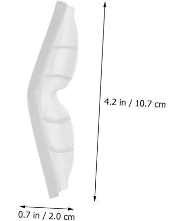 Coheali 160 STK Anti-Fog Nose Bridge Clips - Face Covering Nose Pad - White Gel Demister - 10.7x2x1cm - International Shipping Available - Buy Online on GoSupps.com