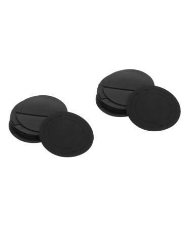 FRCOLOR 12 Pcs Bath Towel Bath Tub Body Exfoliating Bath Ball Shower Scrubber Body Sponge Scrubber Shower 13.00X13.00X0.50CMx2pcs Blackx2pcs