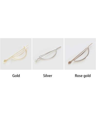 Women s Hollow Oval Geometric Metal Hair Clip - Stylish Accessories & Jewelry for All Hair Types - Buy Online on GoSupps.com