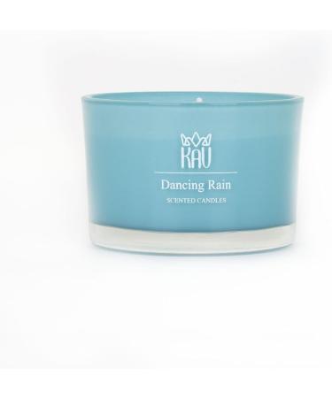 Buy KAV Dancing Rain Premium Scented Candle - 3 oz Soy Wax Aromatherapy with Embedded Stone | Perfect Home D cor Gift for Men & Women - Buy Online on GoSupps.com