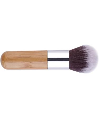 Eco-Friendly Round Powder Bamboo Brush for Foundation Face Powder - Buy Online on GoSupps.com