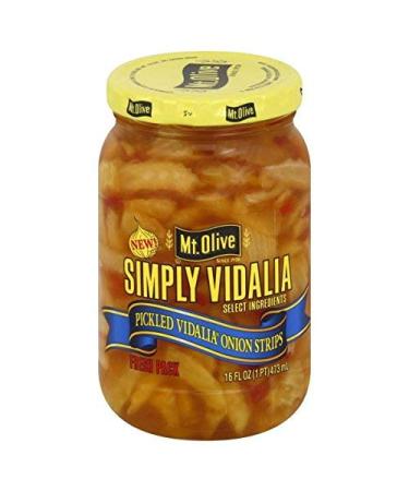 Mt. Olive Simply Vidalia Pickled Onion Strips 16 oz. ( 2 PACK )