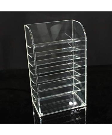 Anncus Clear Acrylic 8 layers Powder Blush MakeUp Organizer Cosmetic Storage Box Makeup Eye Shadow Lipstick Storage Display - (Color: Clear) - Buy Online on GoSupps.com