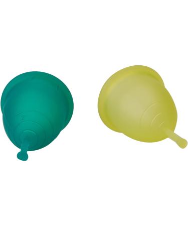Rainbowcup Menstrual Cups - Soft Medical Silicone Colorful Size 2 Made in Italy - 2 Pack | Eco-Friendly & Comfortable - Buy Online on GoSupps.com