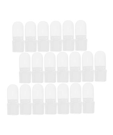 Healeved 60 Pcs Nail Case Nail Polish Cover Nail Varnish Protector Nail Gel Polish Nail Art Tools Nail Salon Supplies Nail Protector Manicure Protection Nail Polish Protections Manicure Set 4x2cmx2pcs Whitex2pcs
