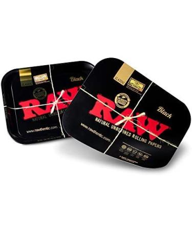 Large Black Rolling Tray with Magnetic Cover - Ideal Storage Solution for Home or On-The-Go - Buy Online on GoSupps.com