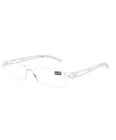 I Need You Reading Glasses Joy - Diopters: +2.00 Crystal White