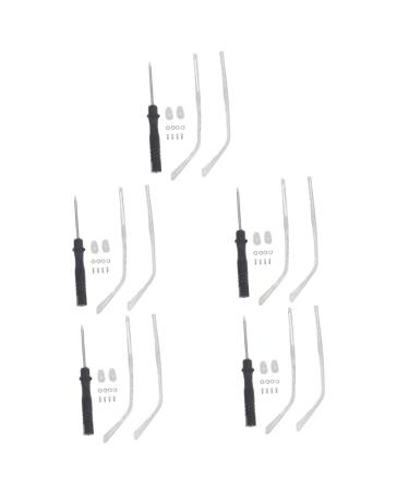 Kjhbv accessories 5 pairs glasses accessories glasses end. Spread replacement magnetic reading glasses glass replacement part glasses holder for behind the ear hammer metal metal sunglasses men and women transparentx5st 13.8x0.36cmx5pcs