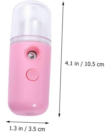 CANIGHT 2pcs Spray Hydrating Apparatus Facial Cleaner Beauty Sprayer Pink Cleaner Plastic Black - Buy Online on GoSupps.com
