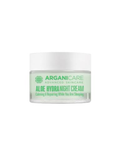 Arganicare Arganicare | Aloe Vera Skin Care | Nourishing & Regenerating Night Cream | Aloe Vera | Rested Skin Upon Waking | All Skin Types | 50 mL