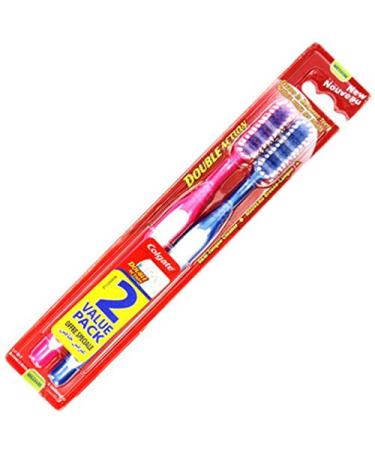 12 pcs. Toothbrush COLGATE Double Action 2 pack medium 18cm - Buy Online on GoSupps.com