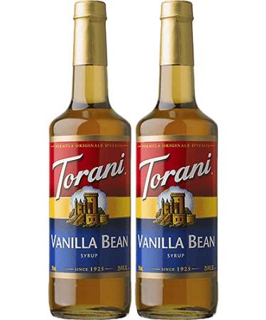 Torani Vanilla Bean Flavour Syrup 750ml bottle 2 Pack