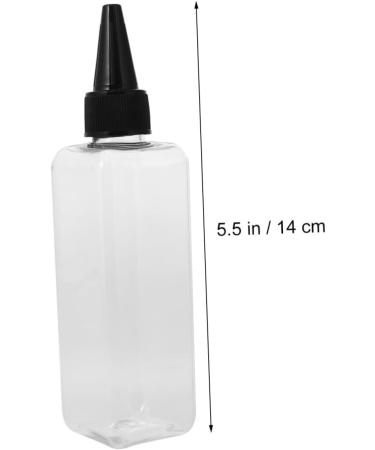 DOITOOL 15pi ces Bouteille De Teinture Capillaire Carr e Plastique Transparent Avec Goulot Pour Coloration Cheveux Flacon De Coloration Cheveux - Buy Online on GoSupps.com