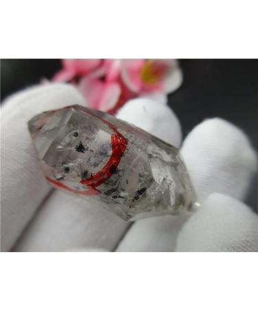 Rare! Natural Clear Quartz Movable Water Gall Stone Reiki Fengshui Crystal Stones Natural Stone and Minerals Full of Texture - Buy Online on GoSupps.com