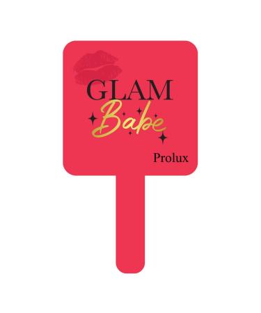 Prolux Glam Babe Hand Held Mirror  Salmon