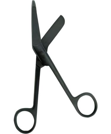 YSCARE Stainless Steel Bandage Scissors 6.5 Black - First Aid Utility for Nurses & Paramedics - Buy Online on GoSupps.com