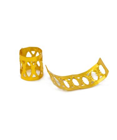 Dreadlocks Beads 50-Count Gold Aluminum Metal Cuffs for Women and Girls - Hair Braiding Accessories - Buy Online on GoSupps.com