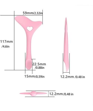 Silicone Aid Stencils Wing Tips Reusable Silicone Tool Mascara Drawing Aid Makeup Tool Applicator Tool () - Buy Online on GoSupps.com