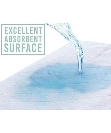 Wave Reusable Washable Underpads Large Bed Pads with Waterproof Backing 34" x 36" for use as Incontinence Bed Pads Reusable pet Pads Great for Dogs Cats Made in The USA (34" x 36" ( Pack 4)) - Buy Online on GoSupps.com