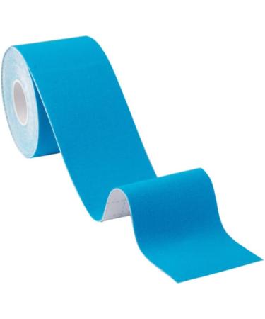 5M Kinesiology Elastic Tape - Sky Blue Sports Physio Muscle Strain Injury Support - Premium Quality for Effective Relief - Buy Online on GoSupps.com
