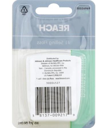 Buy Johnson & Johnson Reach Interdental Floss - Mint Waxed 55 yds | International Shipping Available - Buy Online on GoSupps.com