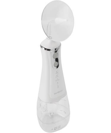 Electric Ear Wax Removal Tool Safe Effective Rechargeable Ear Irrigation Flushing System Cleaner Kit with Cotton Swabs for Home Use Portable Travel Friendly ABS Material (White) - Buy Online on GoSupps.com