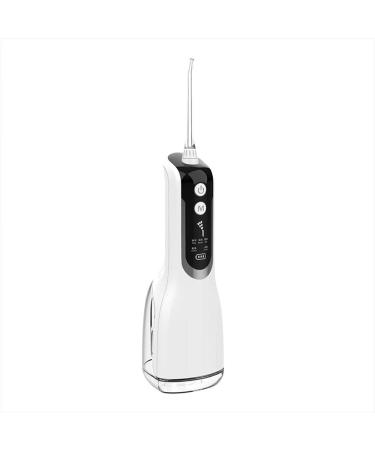 Tooth Cordless Water flosser Water Pulse Washing Tooth Cleaner 5 Modes and 5 Jet Tips Oral irrigator (Light Green)